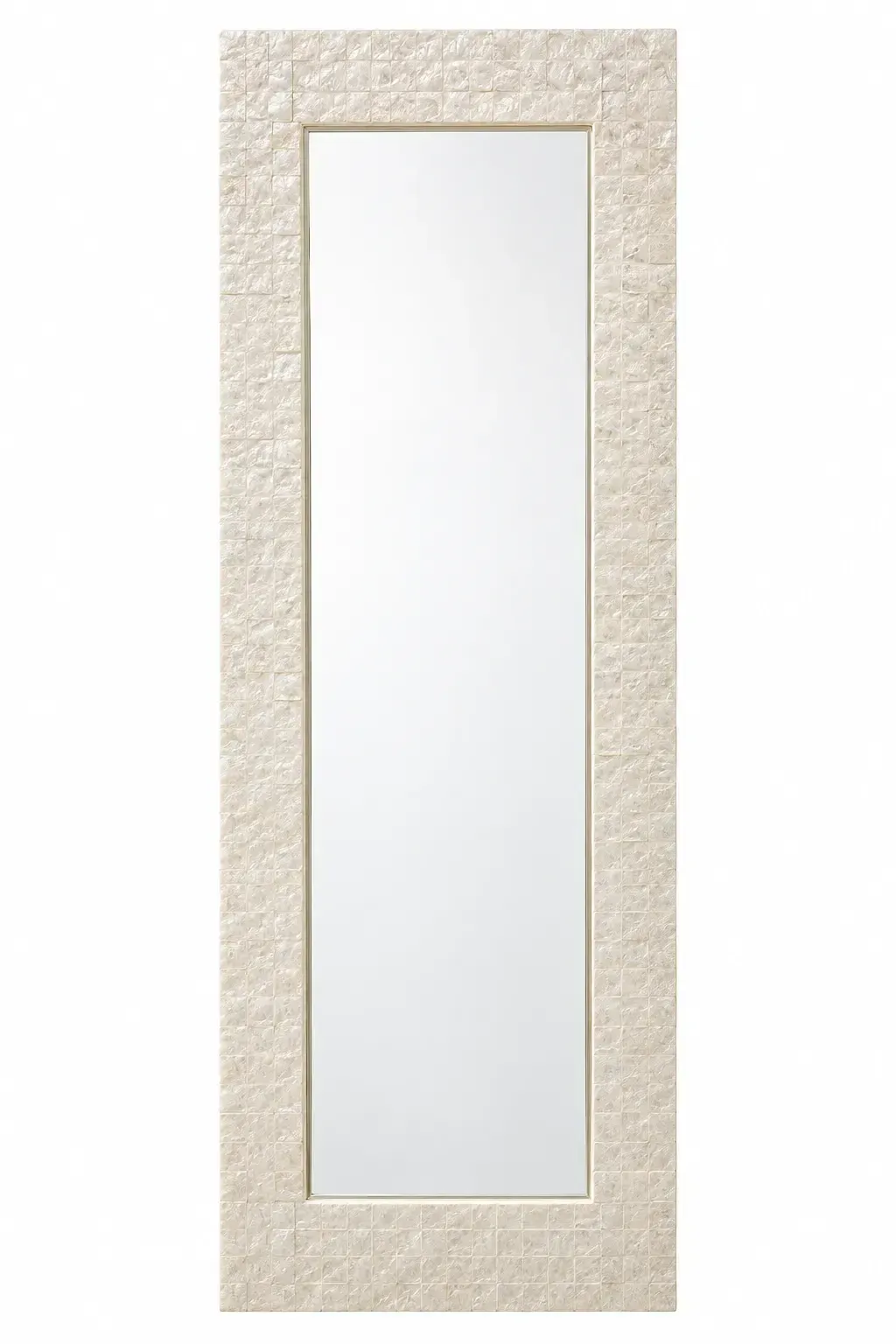 MIR 7861 - Mirror - Square with Ivory Mosaic Shell Frame 