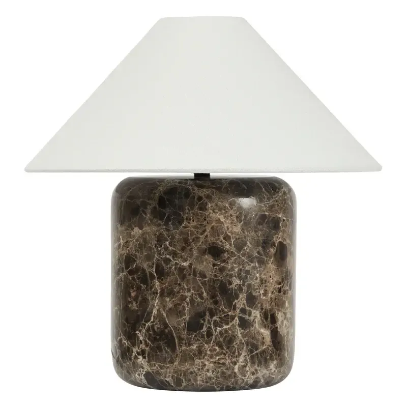 LP 0088 - Table Lamp - Blake Marble Base Cocoa