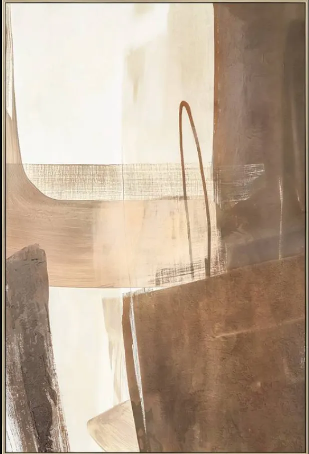AW 0078 - Artwork - Large - Sedimentary Flow in Neutral Tone