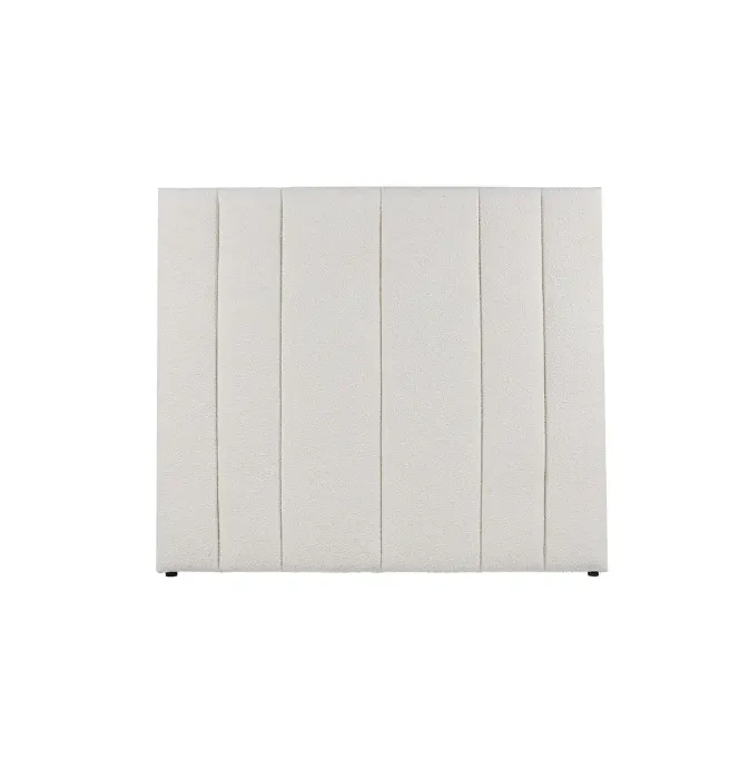 BH 0112 - Bedhead King - White Boucle
