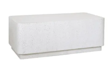 CT 0028 - Coffee Table - Concrete Flecked Cube 