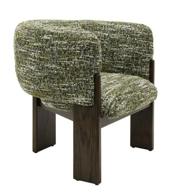 OC 0015 - Occasional Chair - Mira in Textured Olive Green