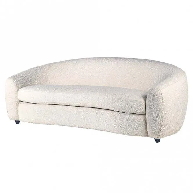 SF 9502 - Sofa - 3 Seater - Molly lambs wool kidney shape 