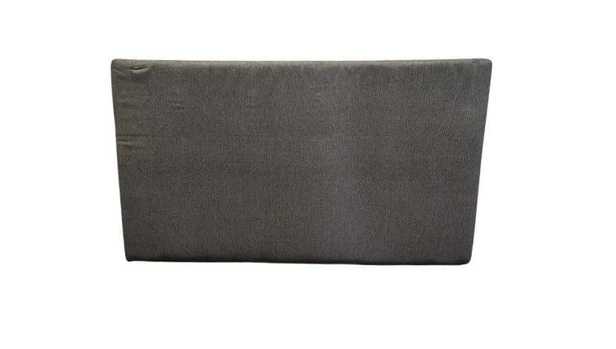BH 4427 - Queen Bedhead - Low-set Grey Fabric Upholstered