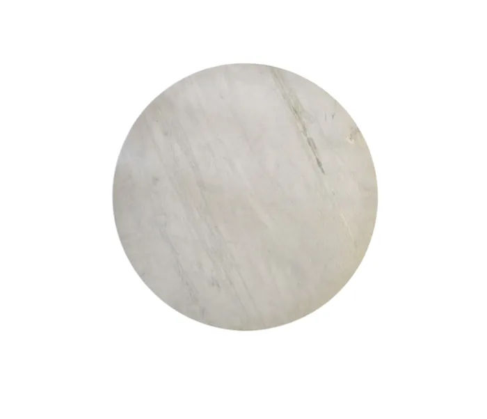TOP 7061 - Table Top - Circular White Marble