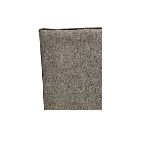 BH 8709 - Queen Bedhead - Grey with Black Fleck & Stitched/Piped Edging