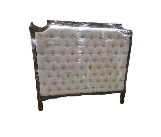 BH 4500 - Queen Bedhead - Provincial Style Ivory in Timber Framing