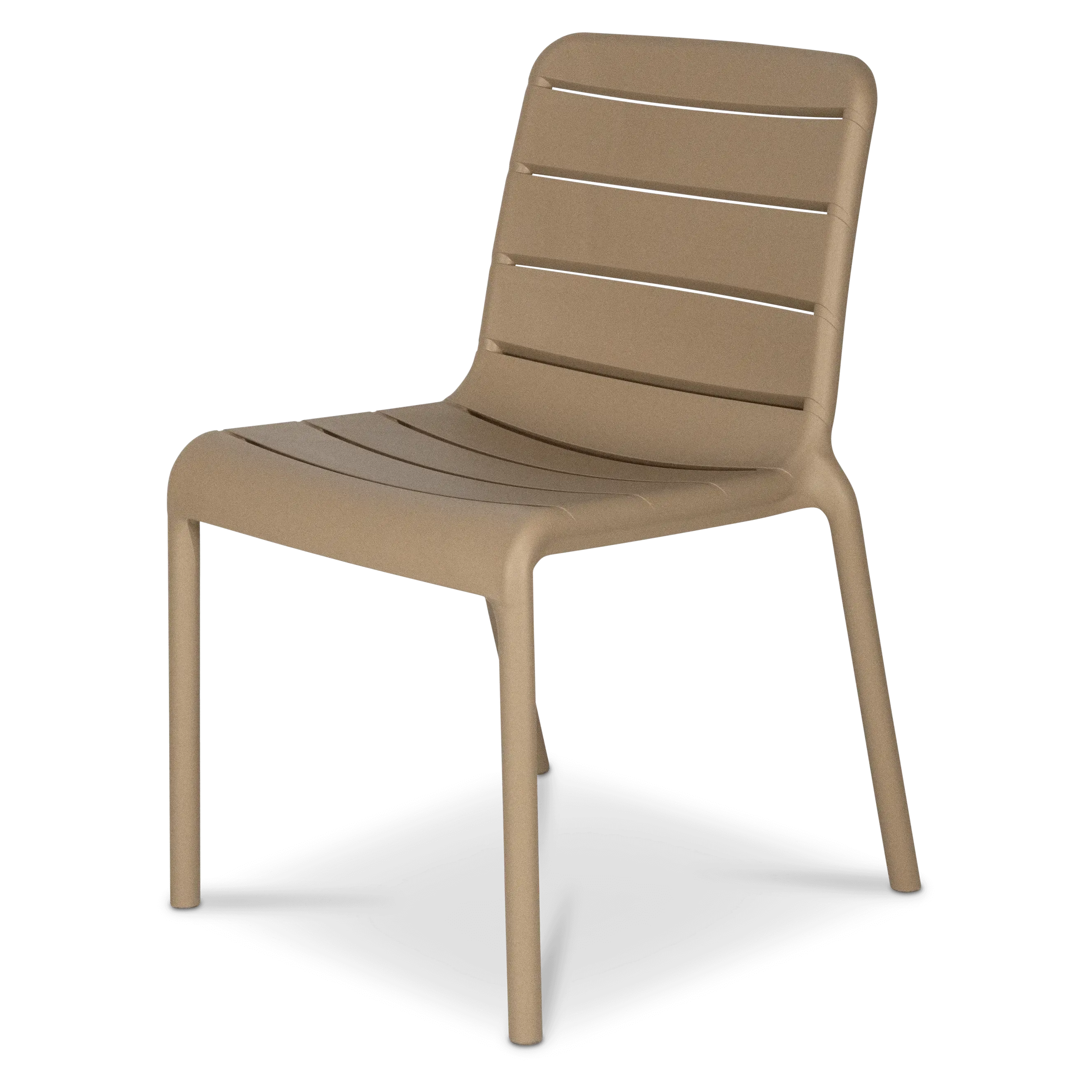 OD DC 0028 - Outdoor Dining Chair - Aura UV Polypropylene Premium Chair in Toffee