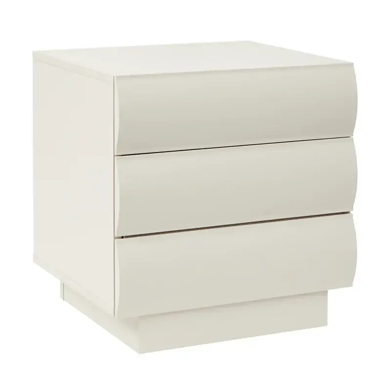 BST 0062 - Bedside Table - Elsene 2-Drawer in Grey Finish