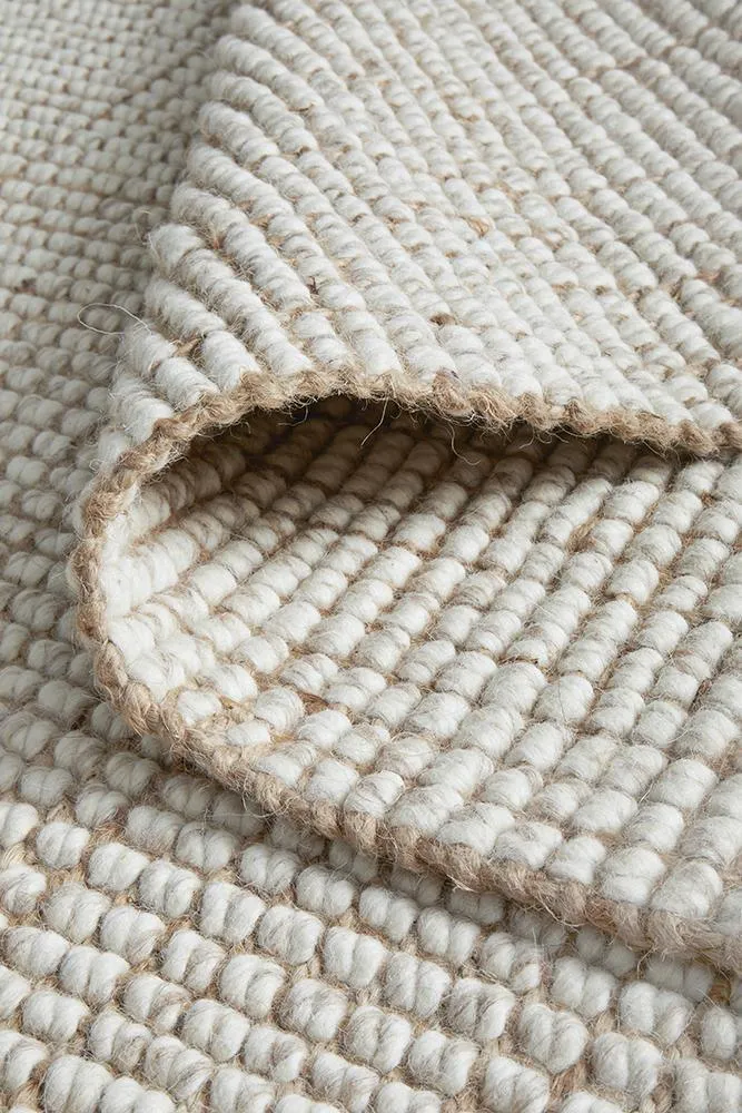RG 0059 - Rug - Extra Large - Natural Wool & Jute Blend Knotted (400cm x 300cm)