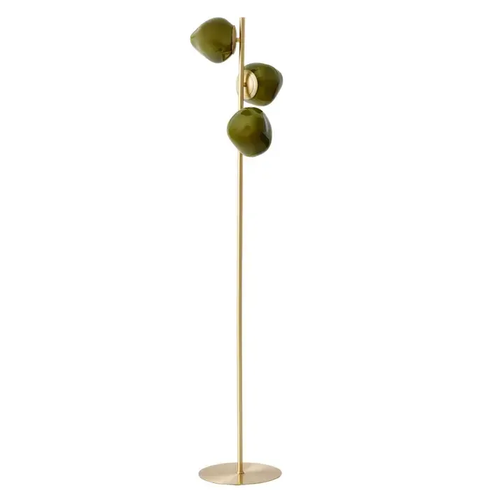 FL 0012 - Floor Lamp - Stella Glass/Metal