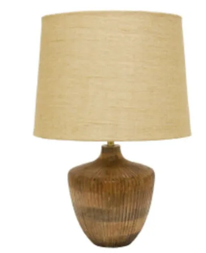 LP 0063 - Table Lamp - Natural Wooden