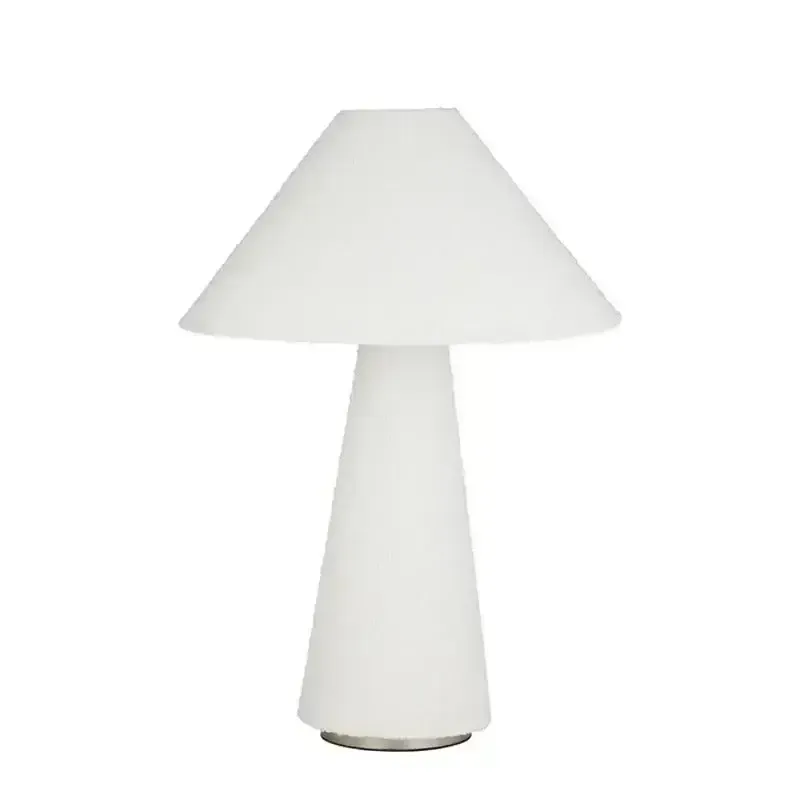 LP 1073 - Table Lamp - Boucle with Silver Base