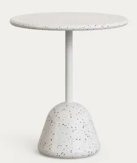 DT 0040 - Dining Table - Saura in White Terrazzo