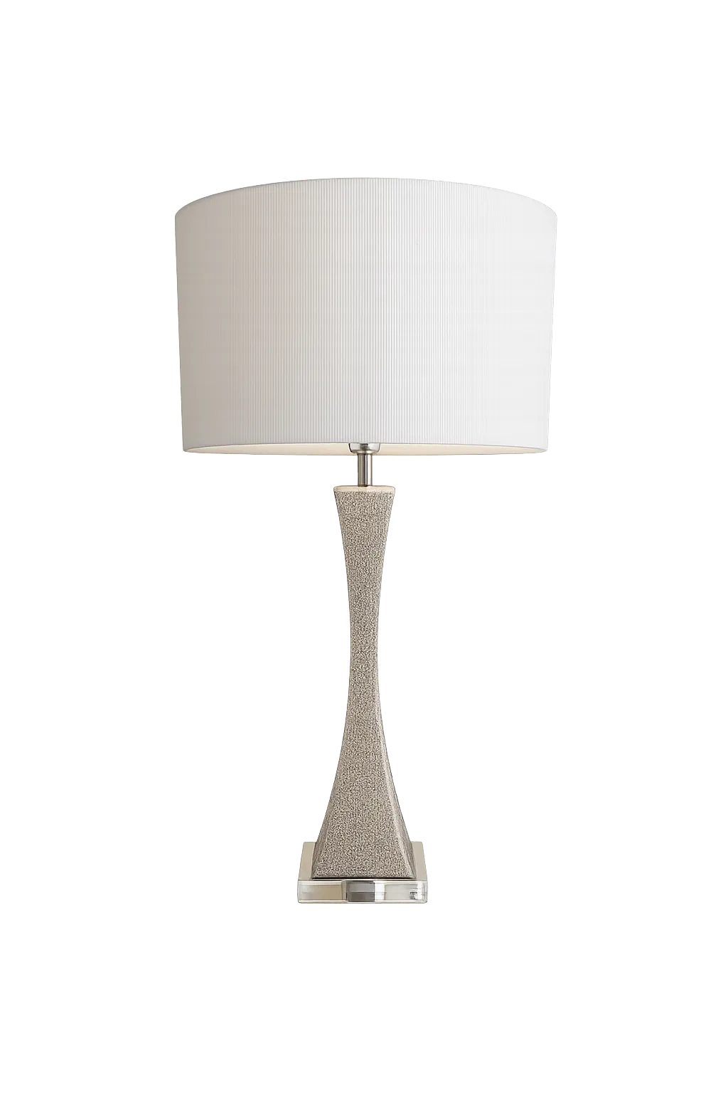 LP 5040 - Table Lamp - Snake Skin with Clear Base 