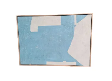 AW 2026 - Artwork - Large - Blue & White Abstract