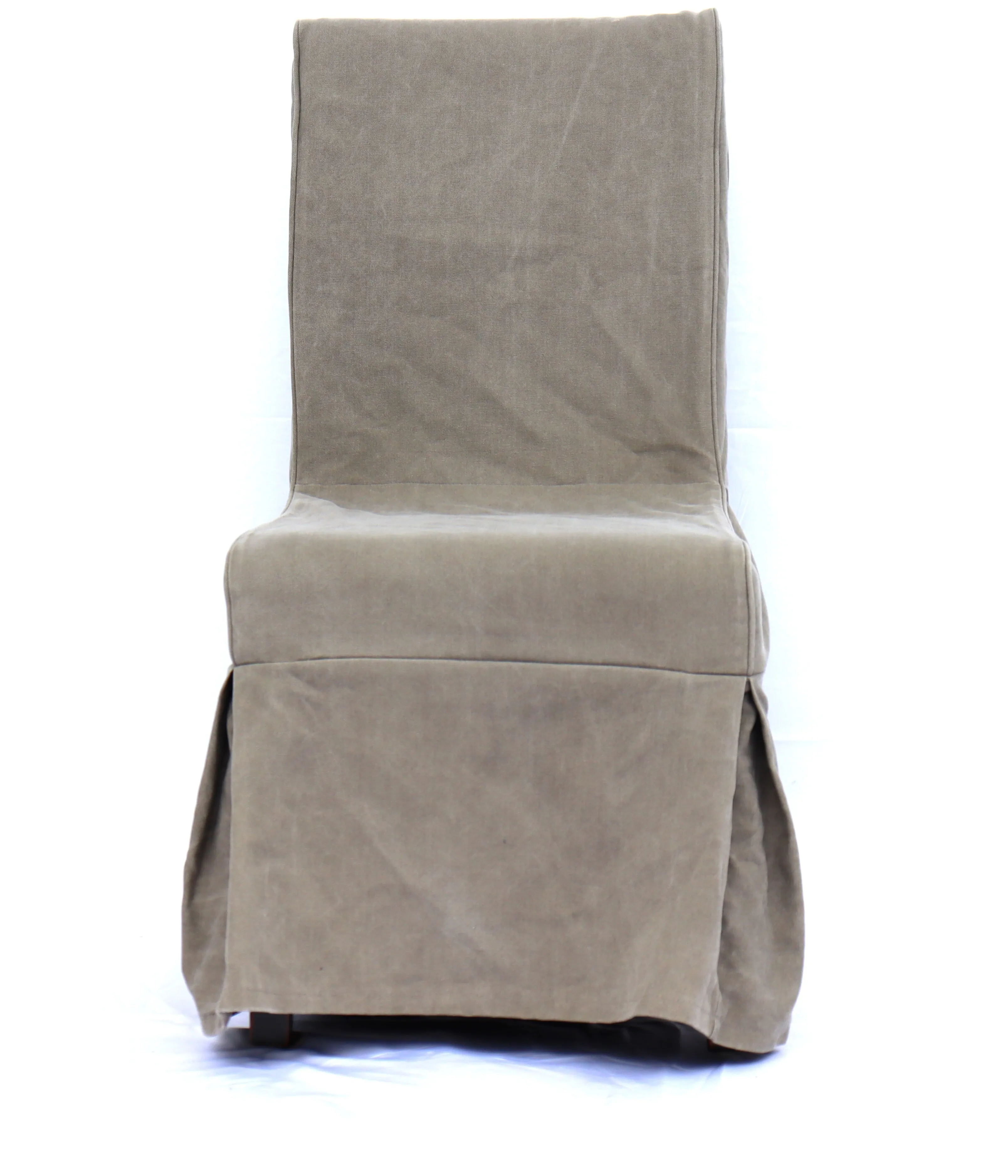 DC 6025 - Dining chair - Grey Skirted Slip Cover with Lattice Back