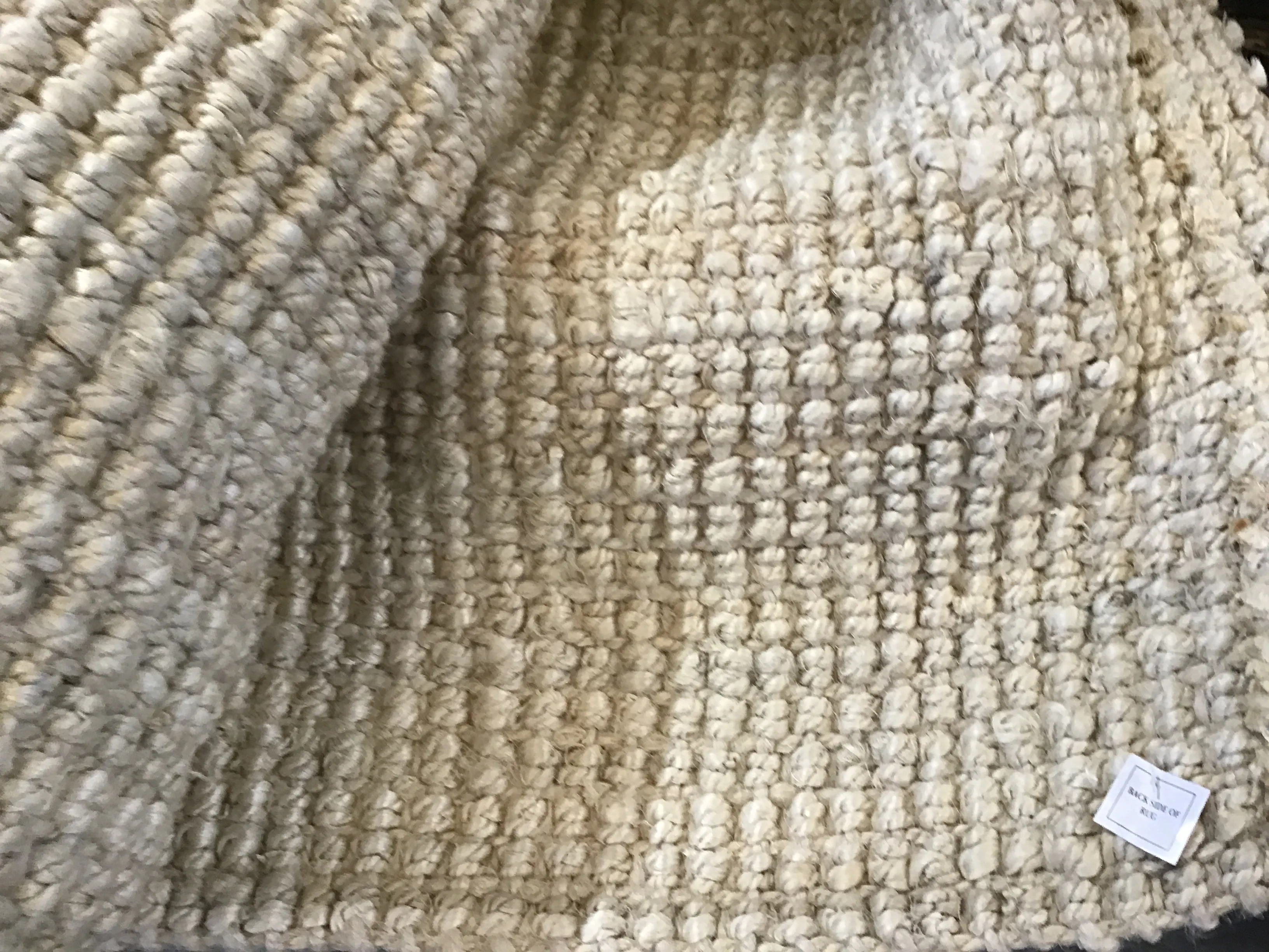 RG 6612 - Rug - Small - Albion Blond Flat Weave Sisal (180cm x 270cm)