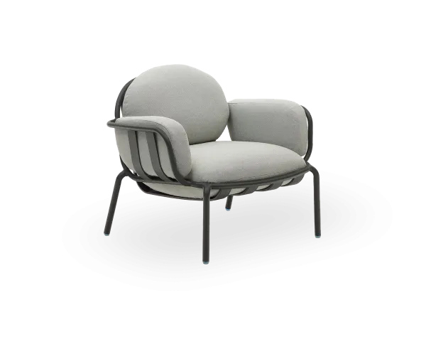 OD AC 0054 - Outdoor - Arm Chair - Light Grey & Charcoal