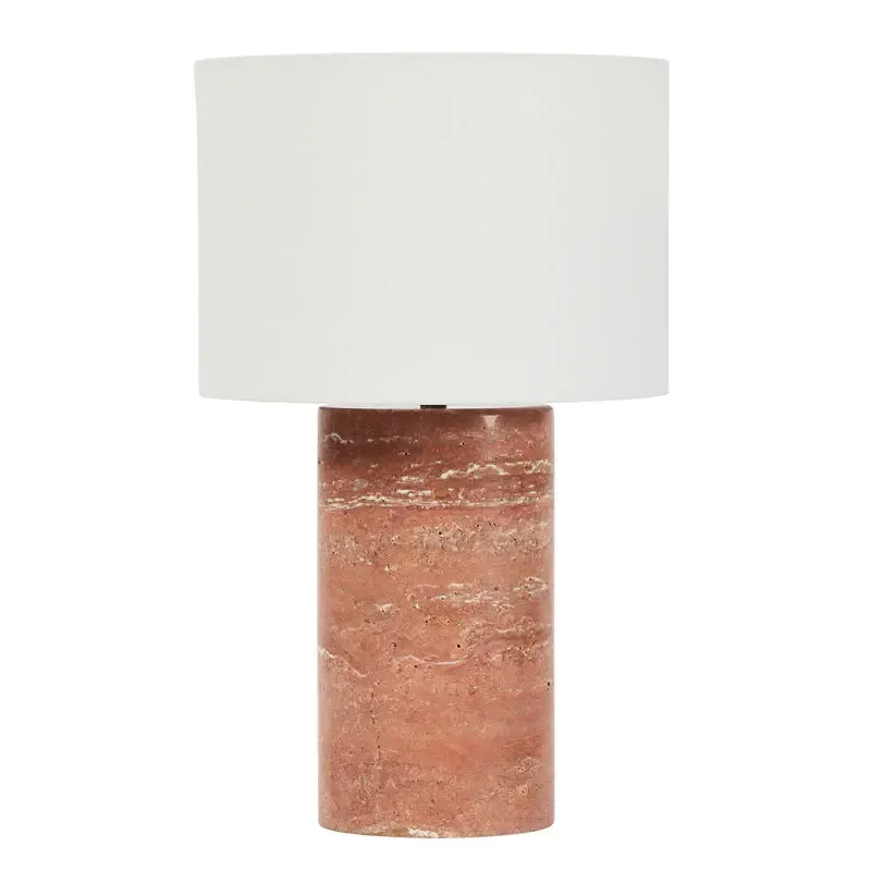 LP 0089 - Table Lamp - Quinn Marble Terracotta