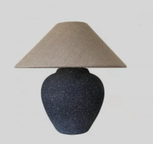 LP 0176 - Table Lamp - Khaan Ceramic in Light Brown