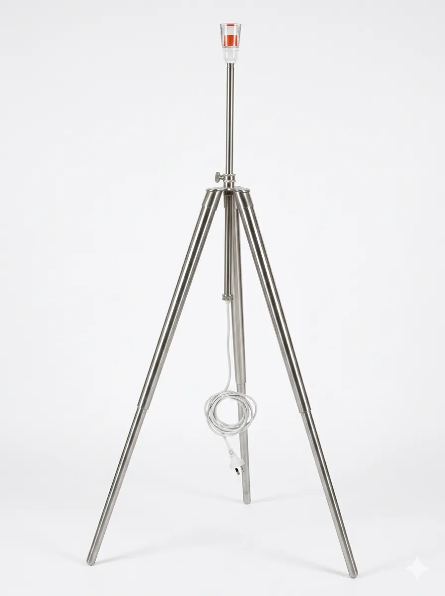 FL 9216 - Floor Lamp - Silver Tripod