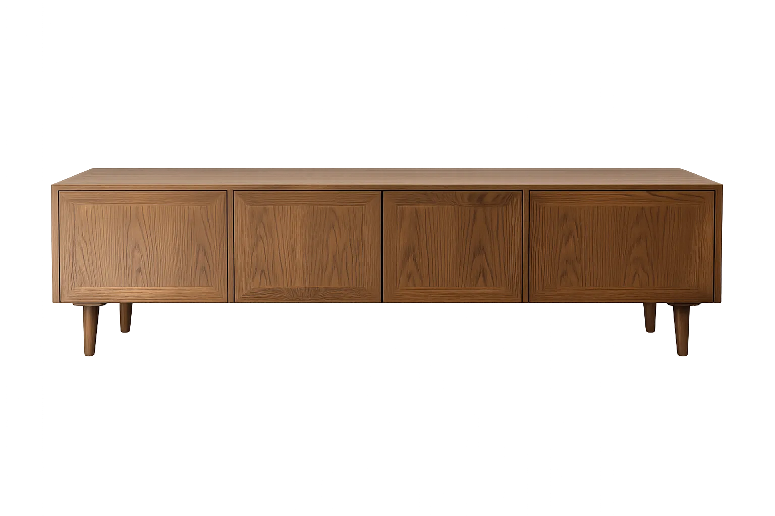 ENT 7089 - Entertainment Unit - Modern Dark Timber with Doors
