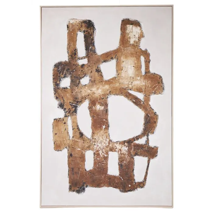 AW 0343 - Artwork - Extra Large - Luca Abstract Hand Painted Wall Art