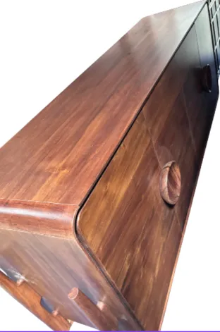 BF 0035 - Buffet - Timber Walnut Circular Handles