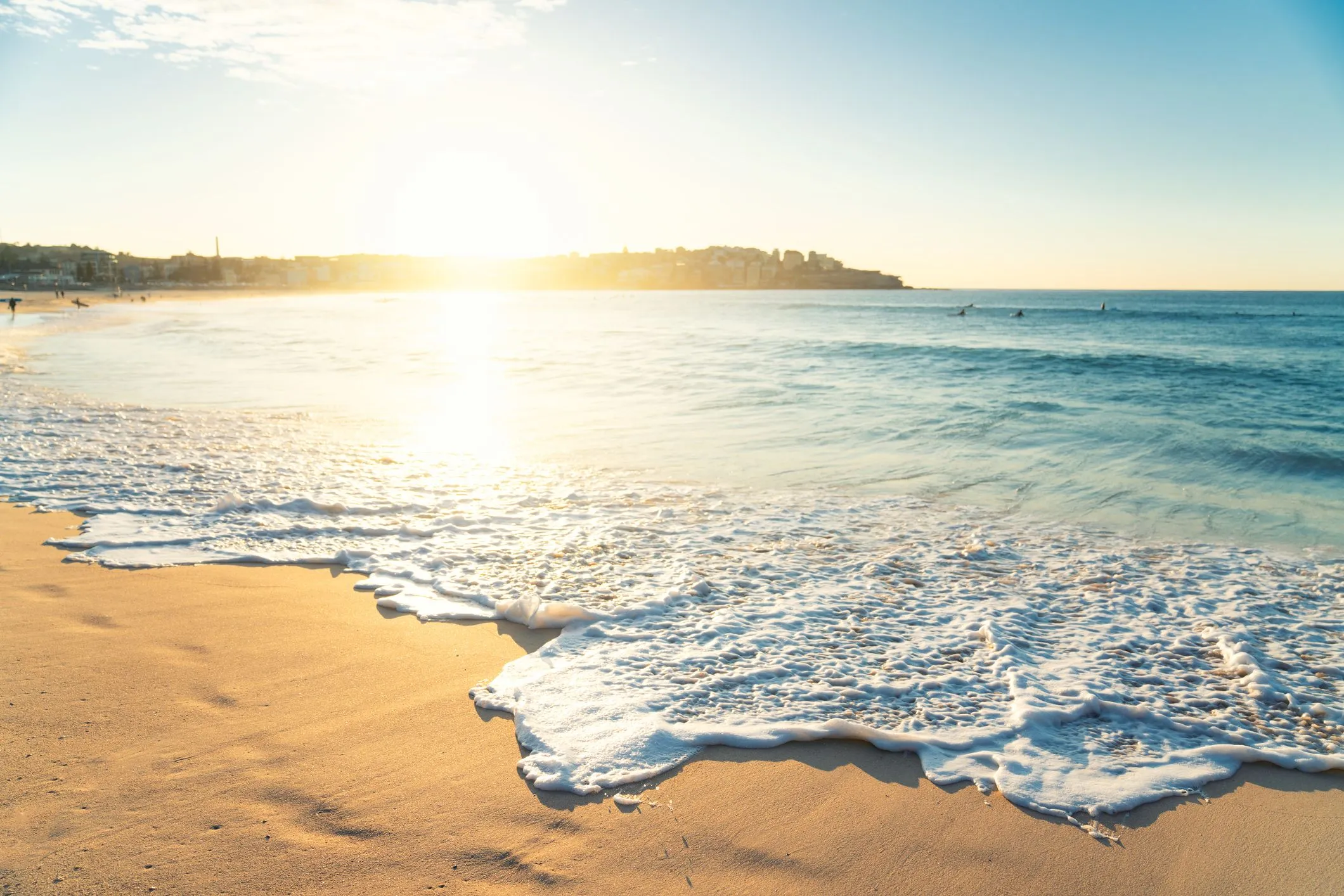 Sky beach ocean