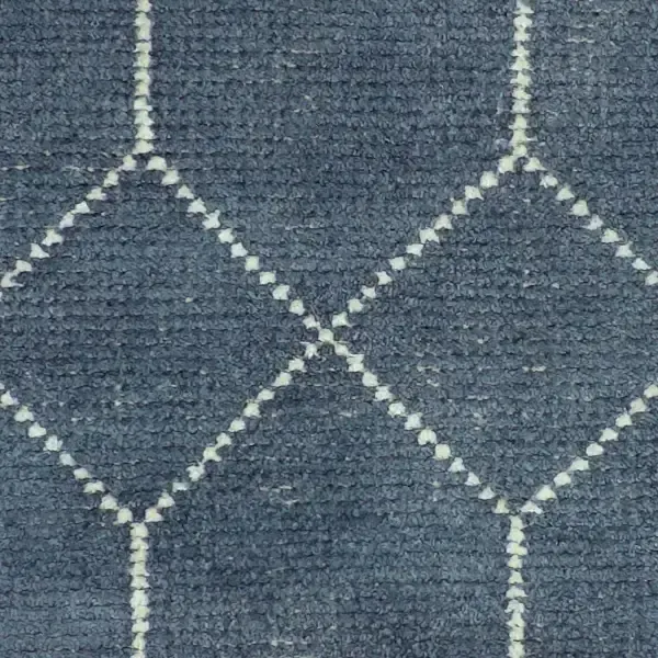 RG 7008 - Rug - Large - Silver & White Geometric Vernon (240cm x 320cm)
