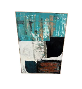 AW 4167 - Artwork - Extra Large - "Whale Tale" Bright Abstract