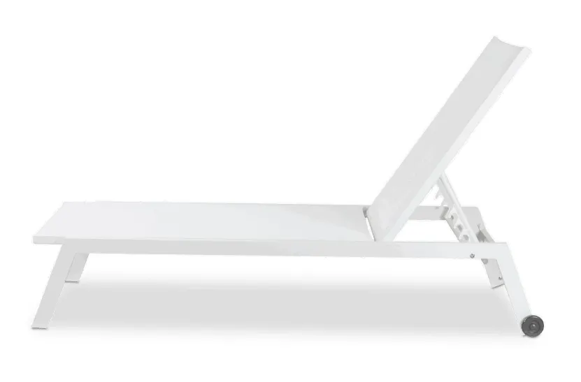 SL 0005 - Outdoor - Sunlounger - Morocco in Arctic White