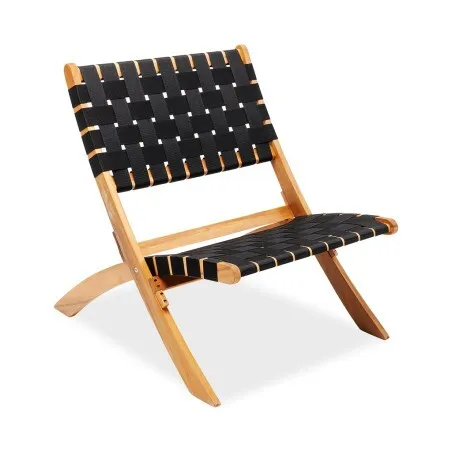 OD OC 0004 - Outdoor - Occasional Chair - Timber Frame with Black Lattice (Fold Out) 