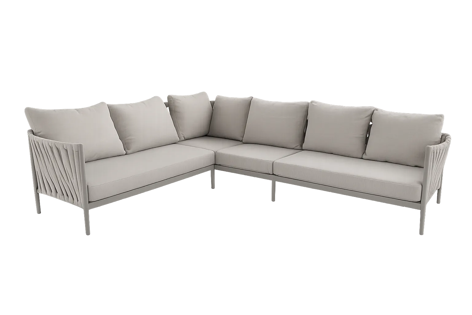 OD SF 0023 - Outdoor Sofa - Soft Neutral Color