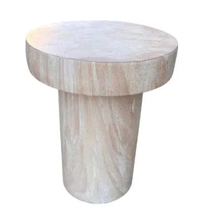 ST 0068 - Side Table - Round Light Terracotta 