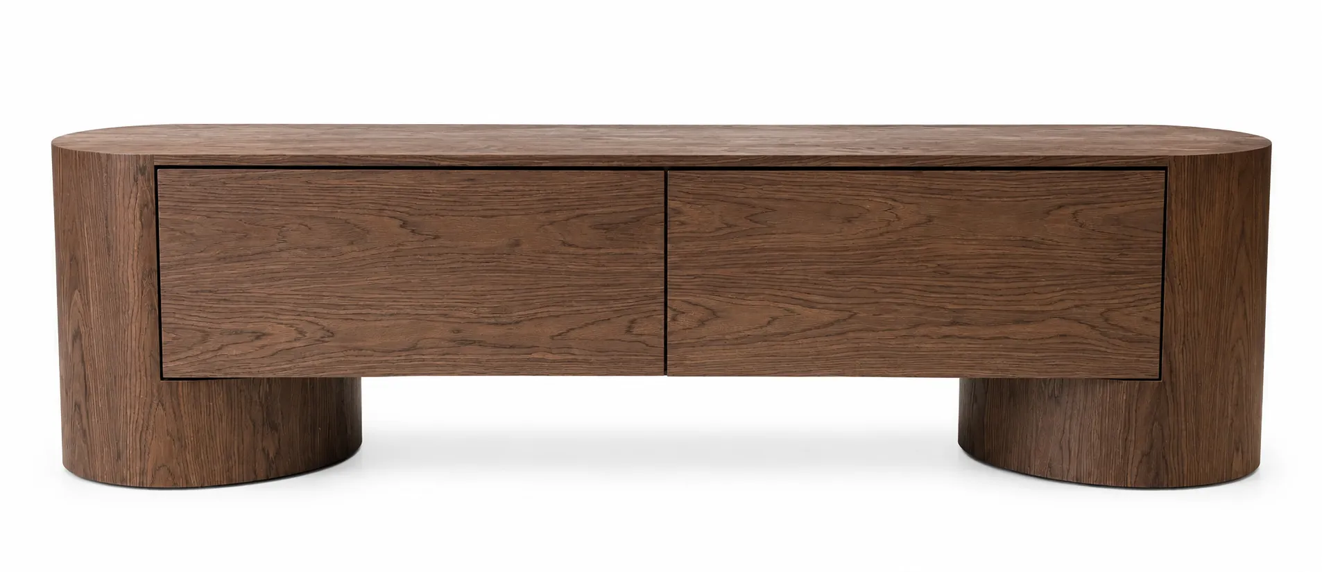 ENT 0010 - Entertainment Unit - Tessa in Dark Walnut