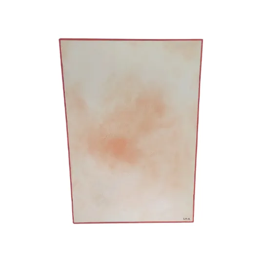 AW 4492 - Artwork - Extra Large - Custom Peach Delight in Red Frame