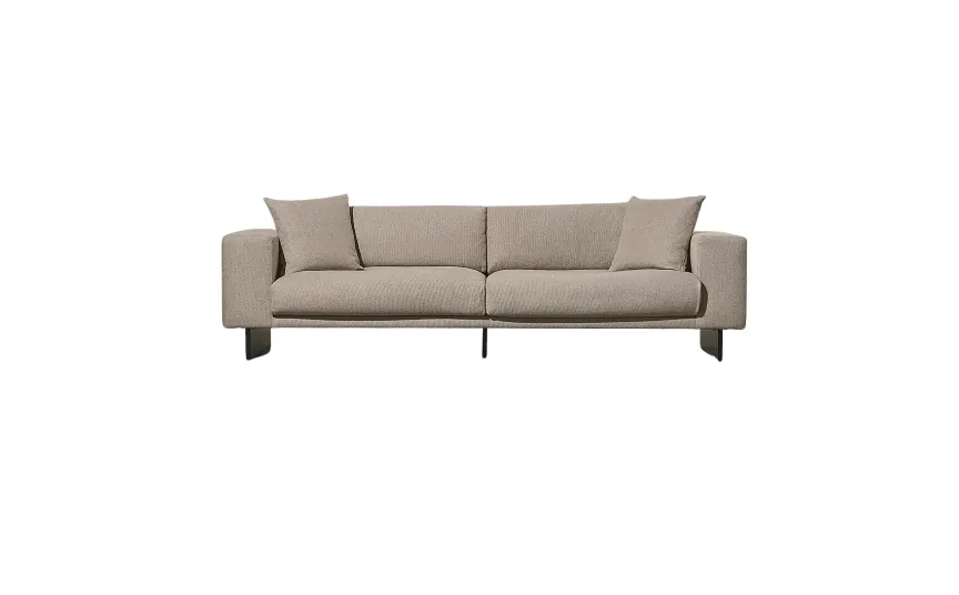 SF 4999 - Sofa - 3 Seater - Extra Large Cream Fabric Loft Lowline