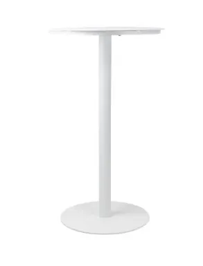 OD BT 0013 - Outdoor Bar Table - White Aluminium Round Table