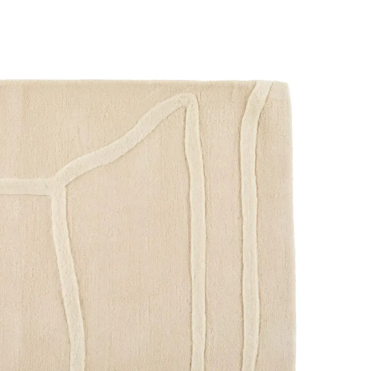 RG 0028 - Rug - Extra Large - Coco Republic Agoura Neutral Beige Colour with Raised Line Pattern (300cm x 400cm)