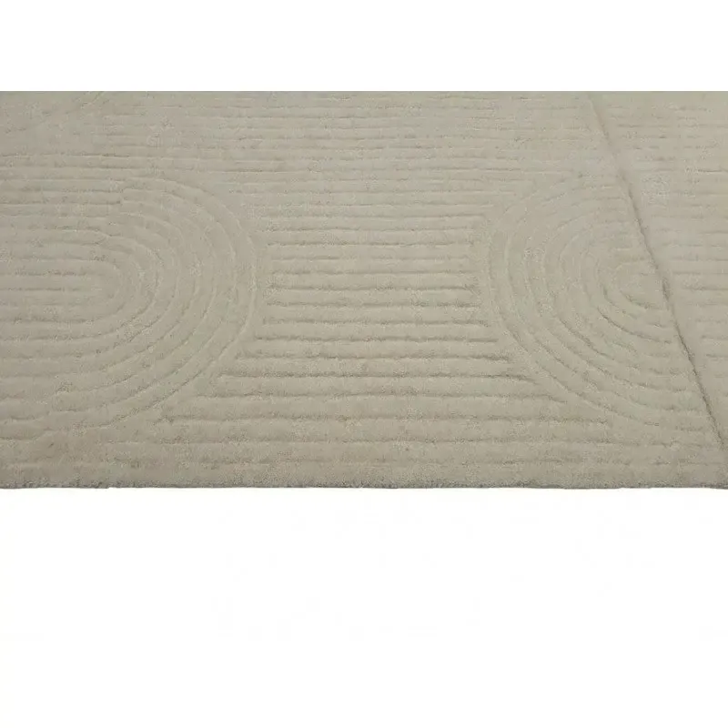 RG 5570 - Rug - Medium - Ivory Wool Blend with Arch Patterns (290cm x 200cm)