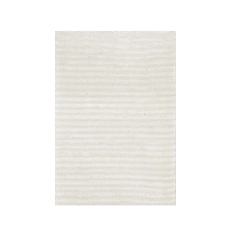 RG 8765 - Rug - Extra Large - Ivory Textured Cotton & Silky Rayon Loop Pile (300cm x 400cm / 9mm Pile)