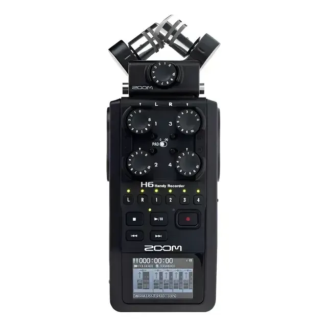 GRABADORA PORTÁTIL ZOOM H6 (cuatro entradas XLR)