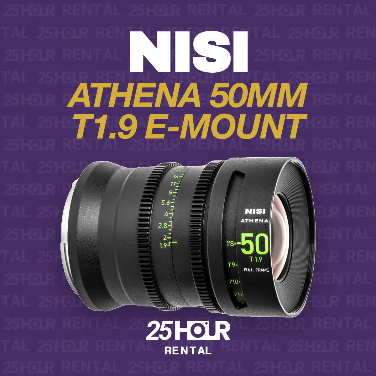 NISI ATHENA 50MM T1.9 E-Mount