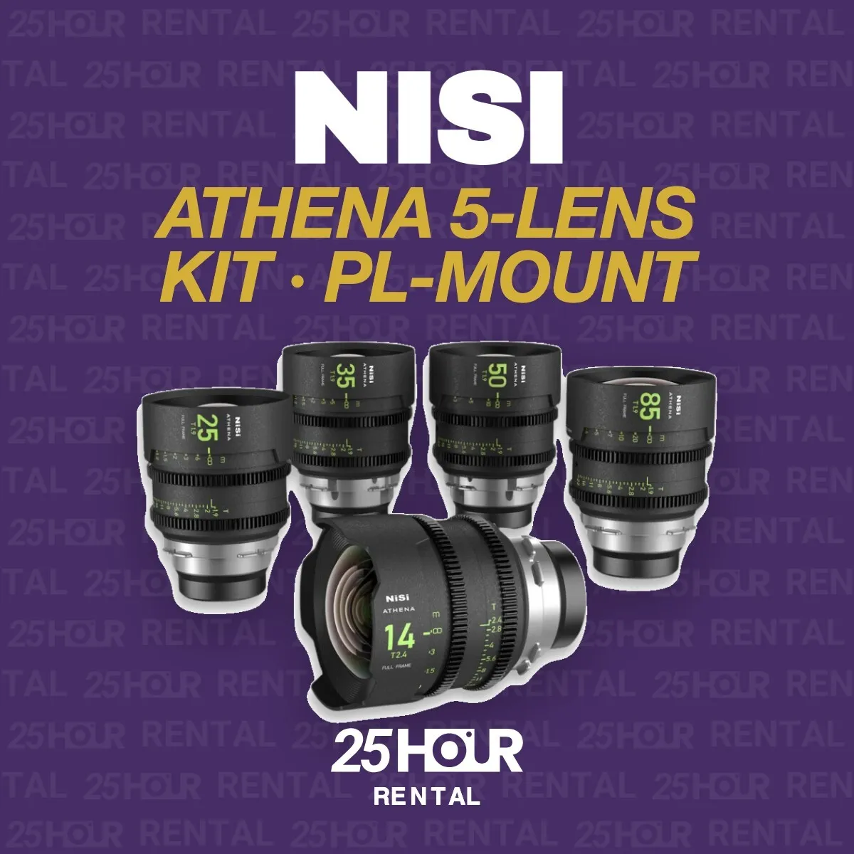 NISI Athena 5 Lens Kit - PL Mount