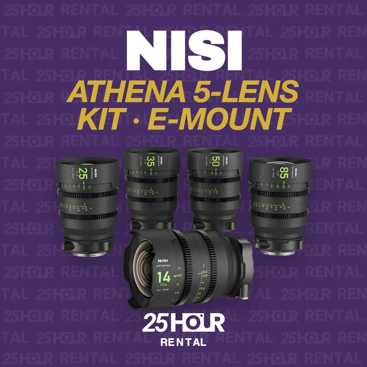 NISI ATHENA 5 LENS KIT - E Mount