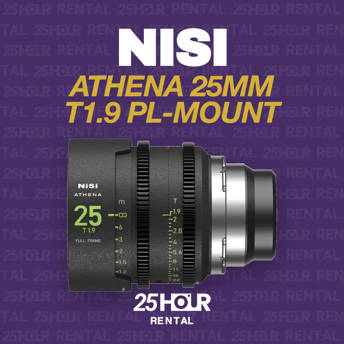 NISI ATHENA 25MM T1.9 PL-MOUNT