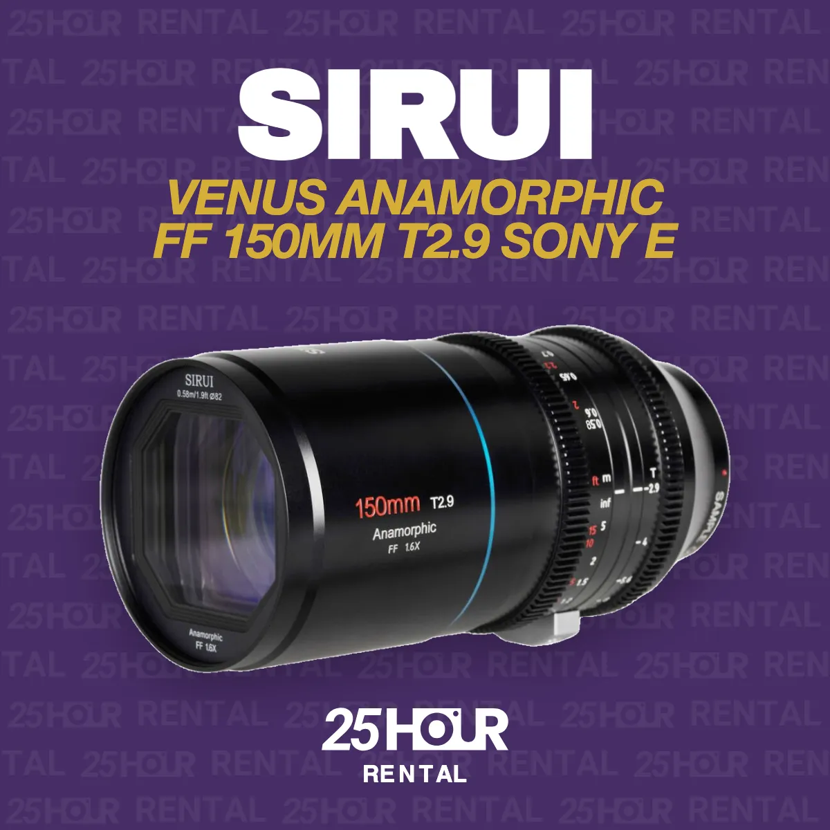 SIRUI VENUS ANAMORPHIC 1,8x - FF 135MM T2.9 SONY E-MOUNT