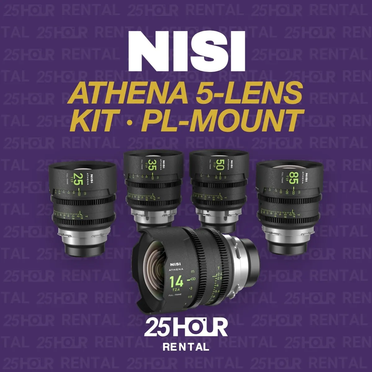 NISI Athena 5 Lens Kit - PL Mount
